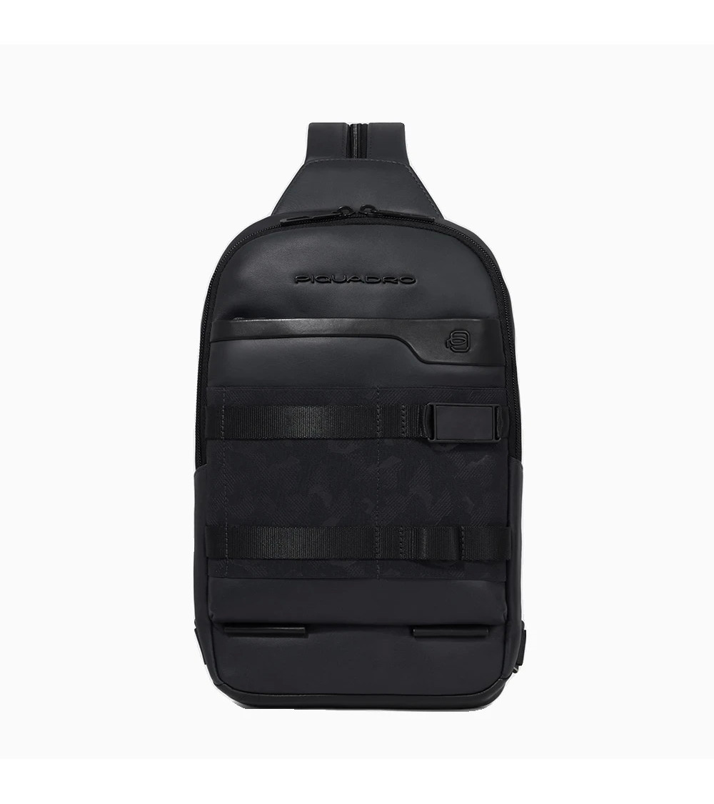 Piquadro Leather Sling Backpack | Sleek, modern design